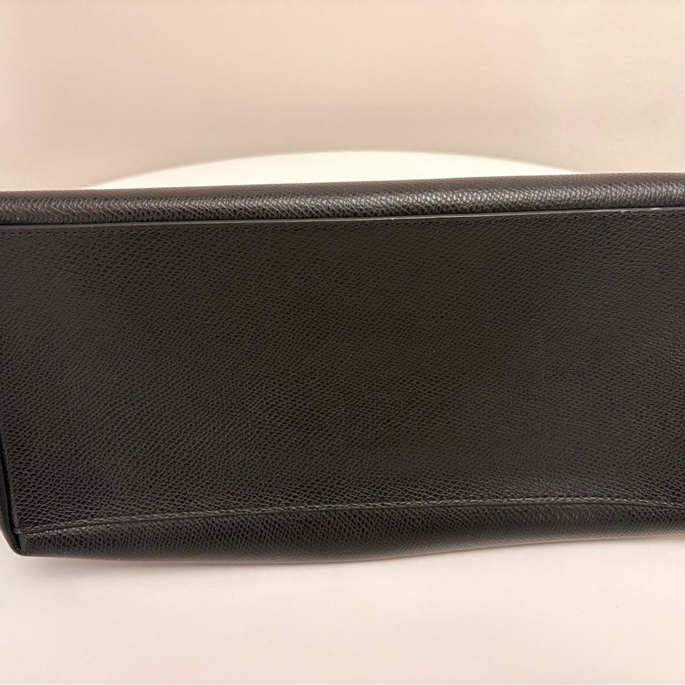 Coach Black Tote with Gold Accents - Picture 7 of 12